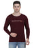 Hiflyers Men Burgundy Regular Fit Printed Round Neck T-shirt