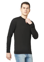T.T. Men Cotton Polyster Regular Fit Solid Full Sleeve T-Shirt Pack Of 2 (Black::Onion )