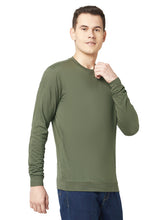 T.T. Men Cotton Polyster Regular Fit Solid Full Sleeve T-Shirt Pack Of 2 (Olive::Onion )