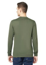 T.T. Men Cotton Polyster Regular Fit Solid Full Sleeve T-Shirt Pack Of 2 (Olive::Onion )