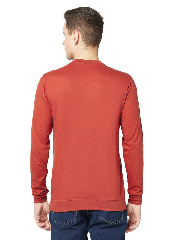 T.T. Men Cotton Polyster Regular Fit Solid Full Sleeve T-Shirt Pack Of 2 (Orange::Onion )