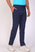 Men Slim Fit Printed Navy Track Pant