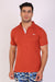 Men Slim Fit Orange Polo T-Shirts