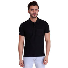 HiFlyers Polo Neck Tshirts Black With Pocket