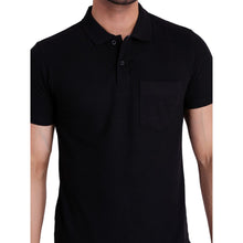 HiFlyers Polo Neck Tshirts Black With Pocket