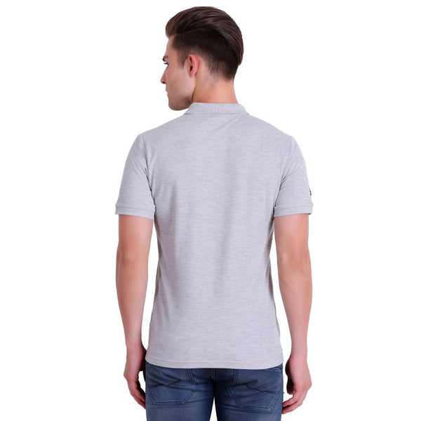 Mens Polo T-Shirt Grey