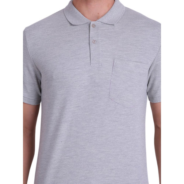 Mens Polo T-Shirt Grey