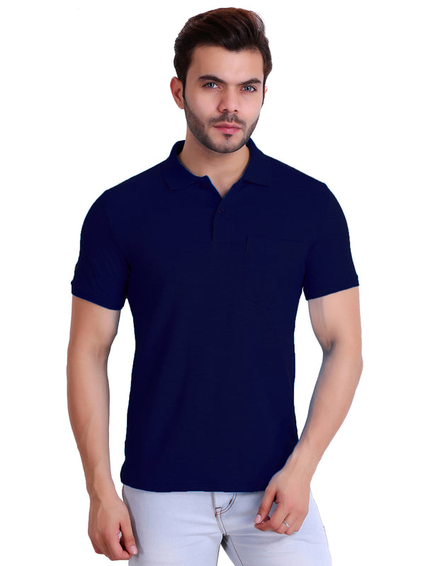 Mens Polo T-Shirt Navy