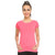 Women Round Neck Dark red T-Shirts
