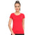 Women Round Neck Red Top