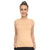 Women V Neck Beige T-Shirts