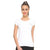 Women Round Neck White T-Shirts