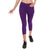 Women Purple Capri