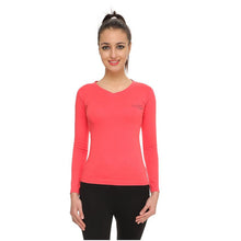 HiFlyers Women Full Sleevs T-Shirts V Neck Pink