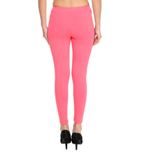 HiFlyers Women Pink Ankle Length Leggings/ Yoga Pant