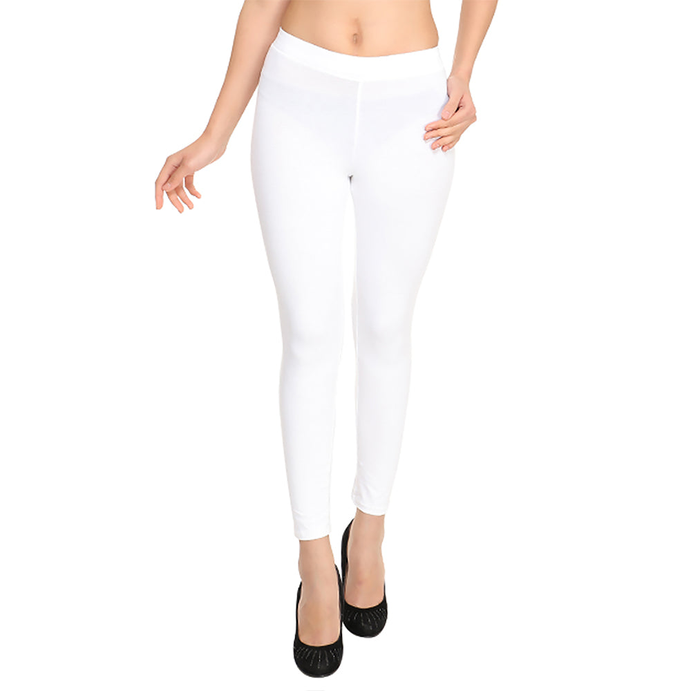 Buy White Leggings for Women by Twin Birds Online | Ajio.com