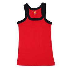 T.T. Kids Addy Gym Vest Pack Of 3 Black-Red-Navy