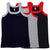 T.T. Kids Addy Gym Vest Pack Of 3 Black-Grey-Navy