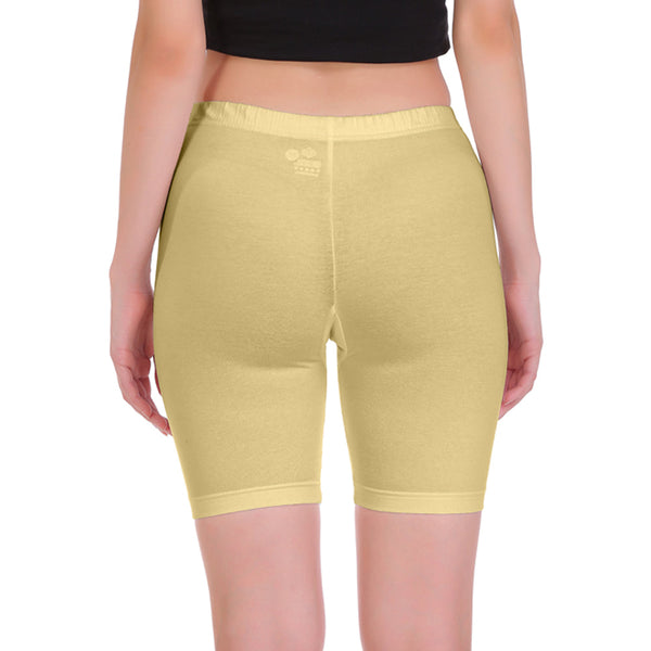 T.T. Pearl Women 100% Cotton Multipurpose Shorts Pack Of 4 Assorted
