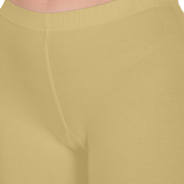 T.T. Pearl Women 100% Cotton Multipurpose Shorts Pack Of 2 Red & Skin