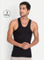 T.T. Men Desire Parker Black Vest (Pack Of 3)