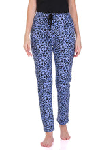 HiFlyers Women Comfort Fit  Printed Cotton Pyjama SKY BLUE
