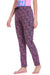 HiFlyers Women Comfort FitPrinted Cotton Pyjama PURPLE