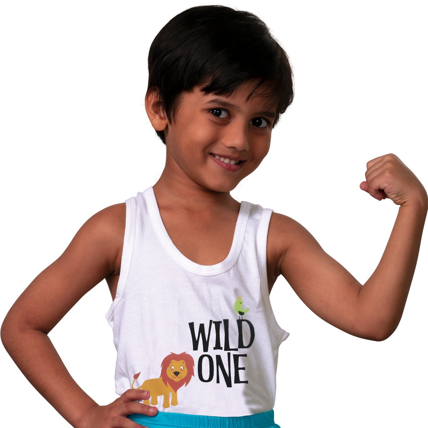 Buy online Boys Printed Cotton Innerwear Vest from innerwear & thermals for  Women by Friskers for ₹339 at 57% off
