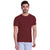 T.T. Poly Men Maroon Quick-Dry Tshirt