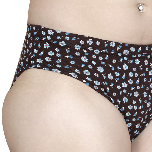 Buy Low Waist Polka Print Bikini Panty in Black Online India, Best