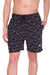 T.T. Mens Printed Bermuda Shorts Black