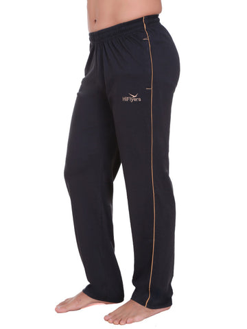 Hiflyers Mens Anthra Comfort Fit Solid Trackpant