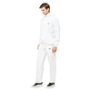 Hiflyers Mens White Regular Fit Solid Micro Polyester Fabric Tracksuit (all season)