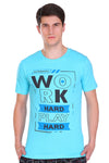 Men Trendy Blue T-Shirts