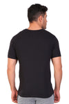 T.T. Men Printed Slim Fit Tshirt Pack Of 2 Black ::White