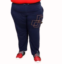 T.T. Mens Plus Size Solid Blue Trackpant
