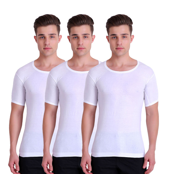 Men Softy White Vest