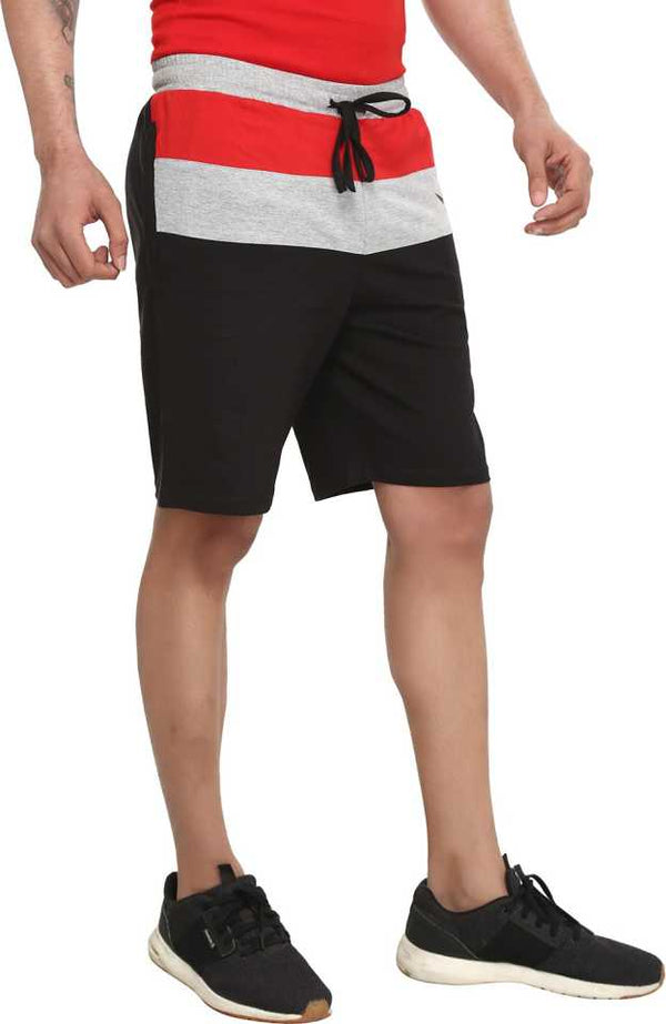 Bermuda Shorts Red-Black