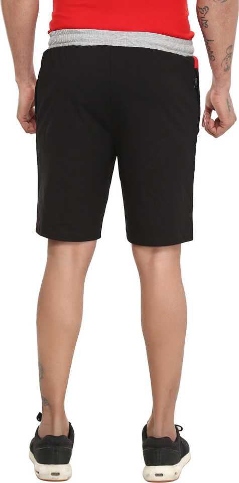 Bermuda Shorts Red-Black